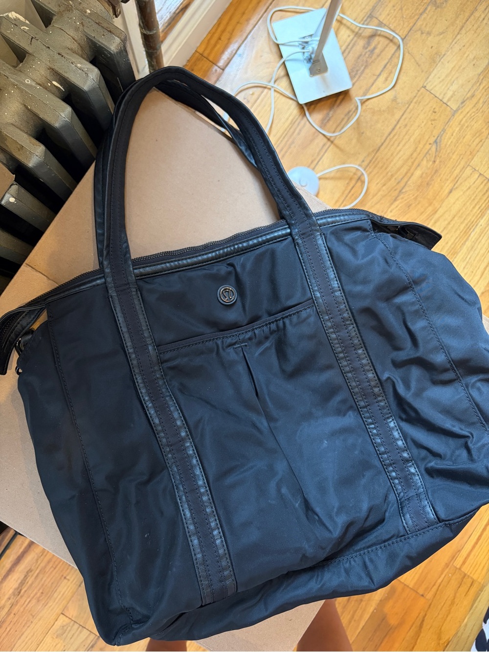 lululemon athletica Black Crossbody Tote Bag